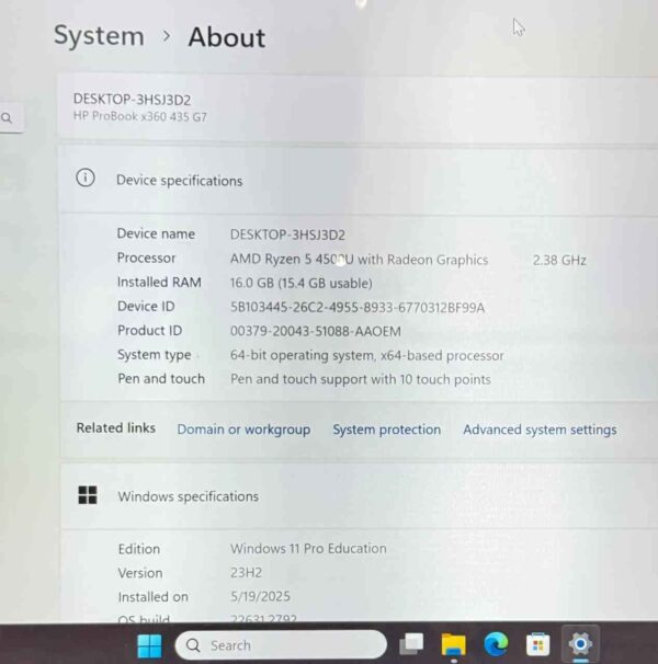 HP ProBook 435 G7 x360 - Image 5